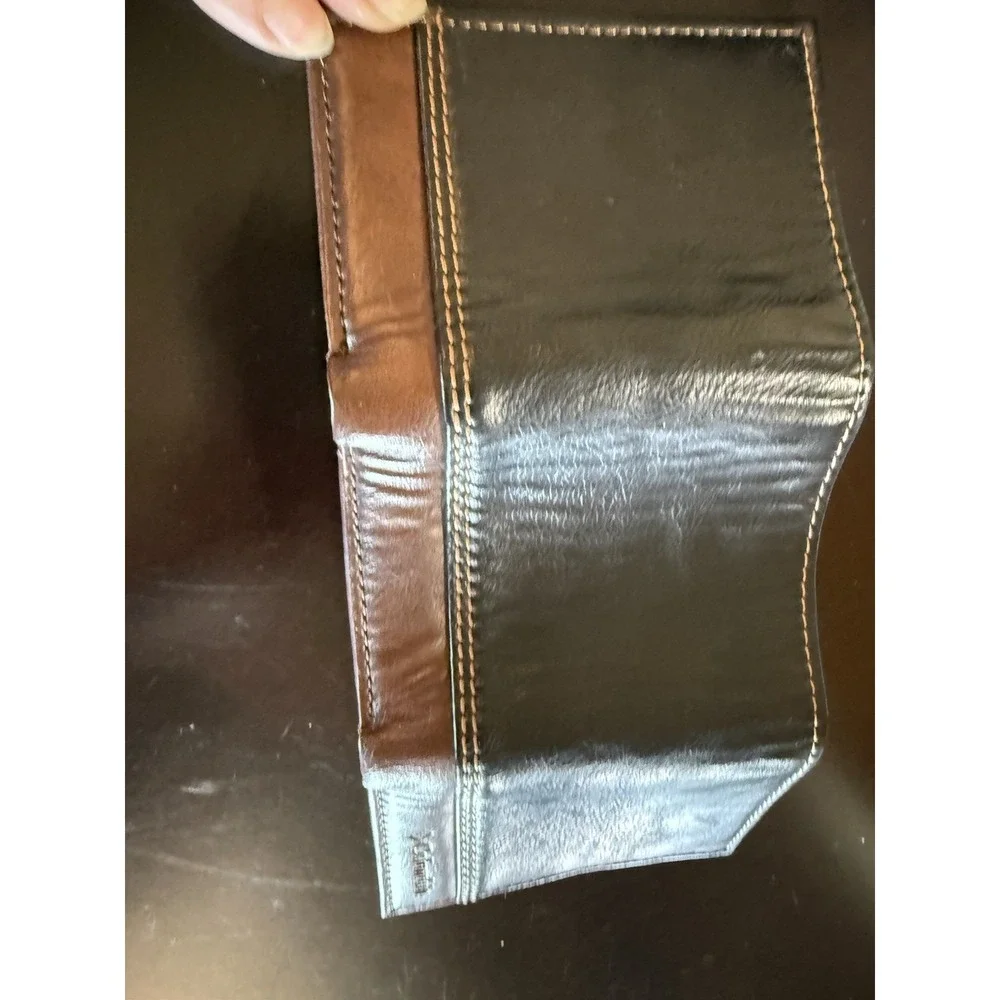 Columbia Wallet Mens Brown Leather Bifold ID Card Holder Billfold
